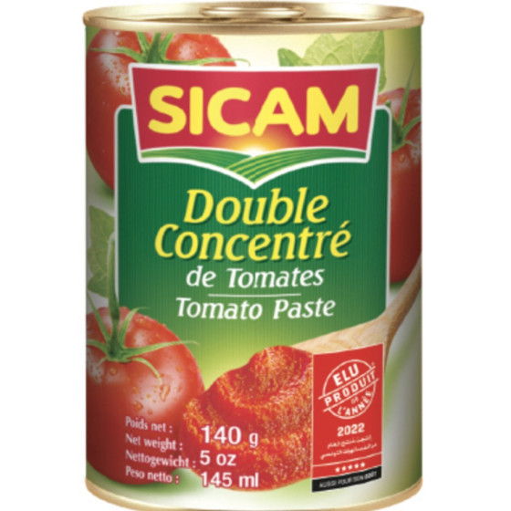 DOUBLE CONCENTRE DE TOMATES 140G