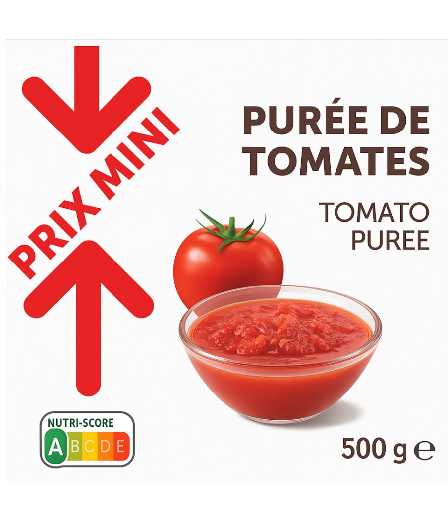 PUREE DE TOMATES 500G PUREE DE TOMATES 500G