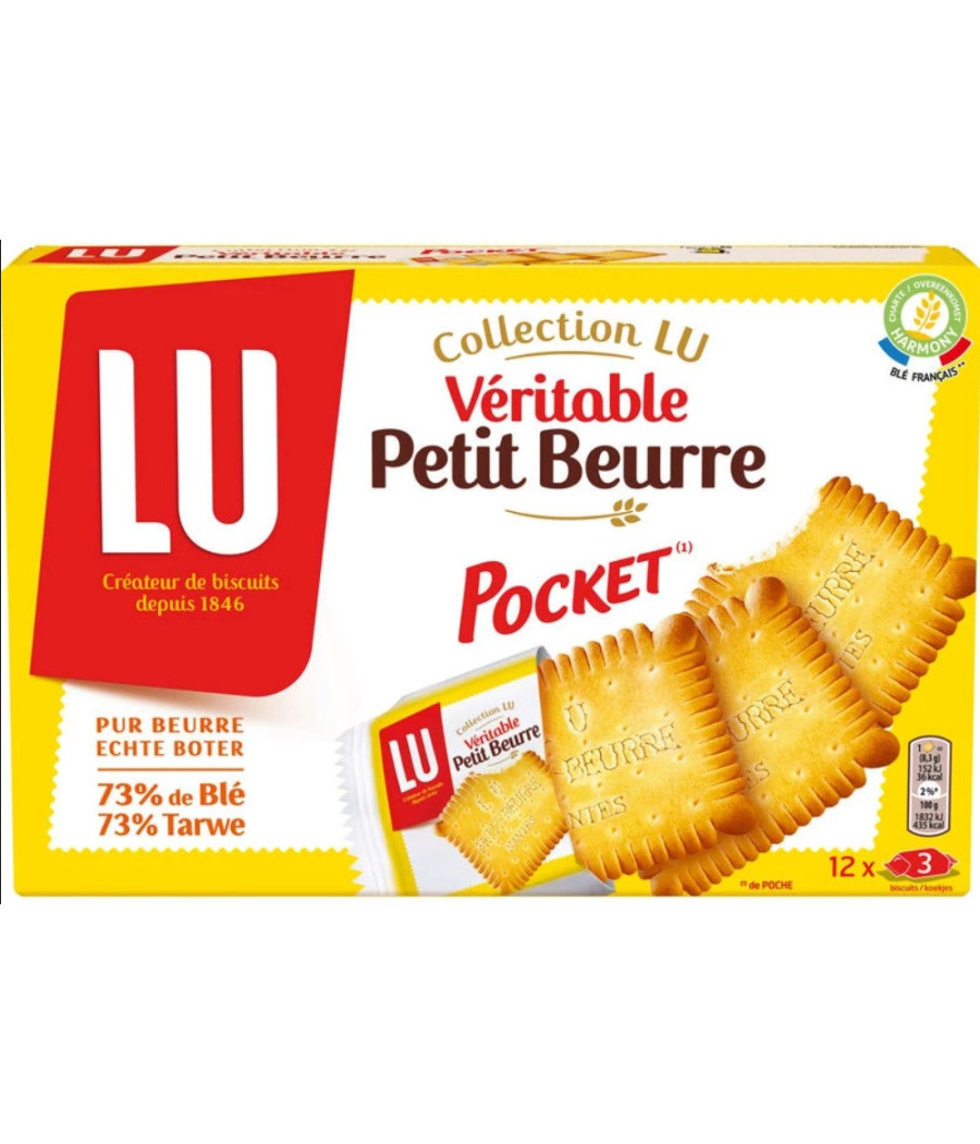 VERITABLE PETIT BEURRE POCKET 300G VERITABLE PETIT BEURRE POCKET 300G