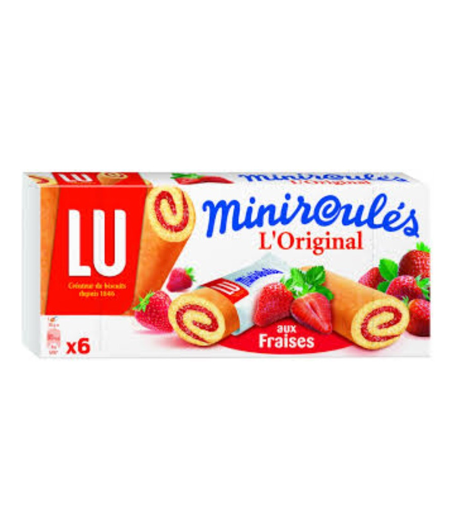 MINIROULES L'ORIGINAL AUX FRAISES 150G MINIROULES L'ORIGINAL AUX FRAISES 150G