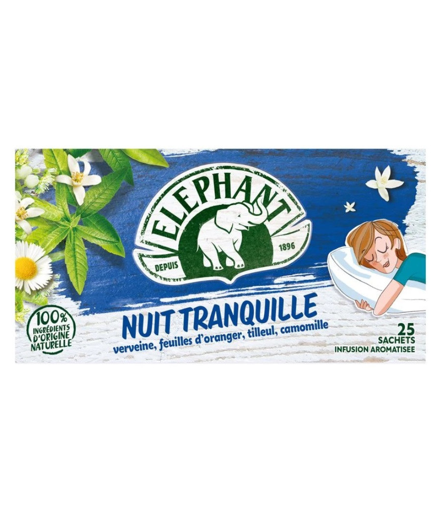 INFUSION NUIT TRANQUILLE ELEPHANT 38G INFUSION NUIT TRANQUILLE ELEPHANT 38G