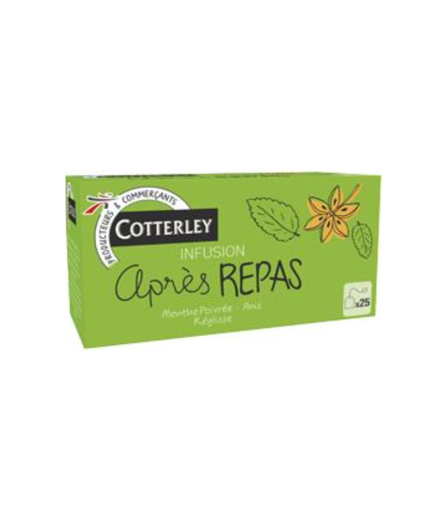 INFUSION APRES REPAS COTTERLEY UNE MARQUE INTERMARCHÉ  40G INFUSION APRES REPAS COTTERLEY UNE MARQUE INTERMARCHÉ  40G