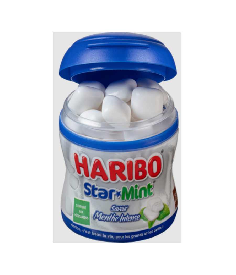 CHEWING-GUM STAR MINT SAVEUR MENTHE INTENSE 100G CHEWING-GUM STAR MINT SAVEUR MENTHE INTENSE 100G