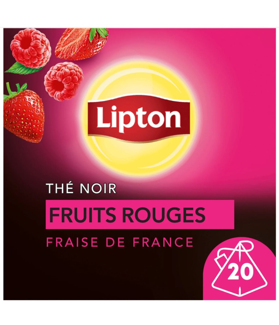 THE NOIR AUX FRUITS ROUGES LIPTON 30G THE NOIR AUX FRUITS ROUGES LIPTON 30G