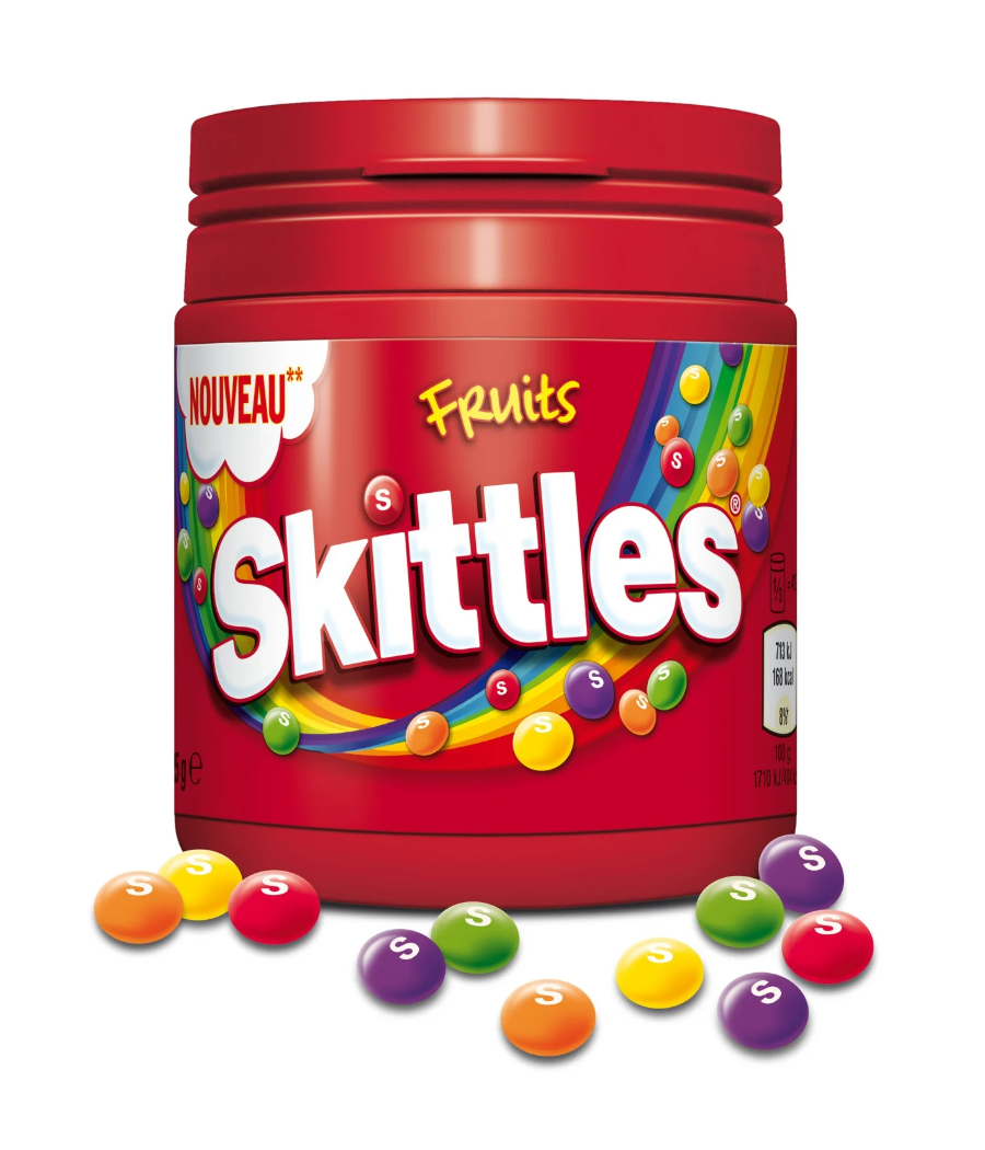 BONBON SKITTLES FRUITS 125G BONBON SKITTLES FRUITS 125G