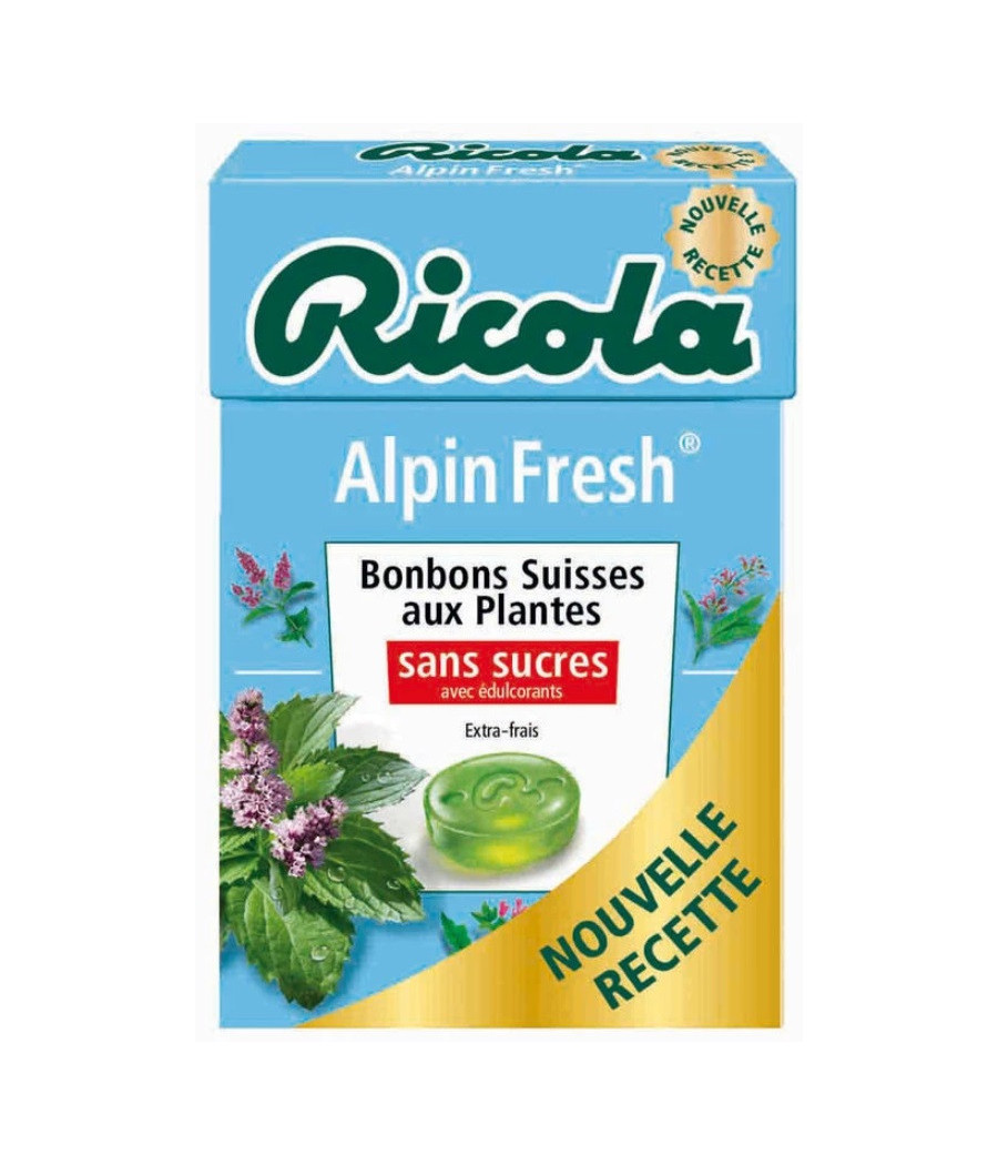 BONBONS RICOLA ALPIN FRESH 50 G BONBONS RICOLA ALPIN FRESH 50 G