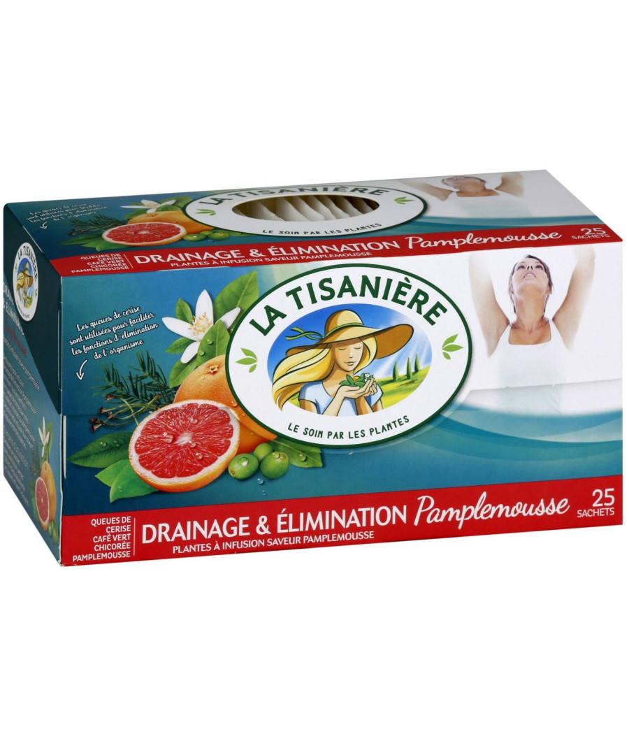 INFUSION DRAINAGE ET ELIMINATION AU PAMPLEMOUSSE LA TISANIERE 37,5G INFUSION DRAINAGE ET ELIMINATION AU PAMPLEMOUSSE LA TISANIERE 37,5G