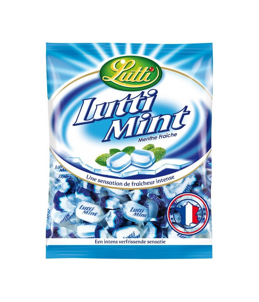 SACHET BONBONS LUTTI MINT 150G SACHET BONBONS LUTTI MINT 150G