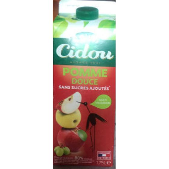 JUS DE POMME DOUCE CIDOU 1.75L