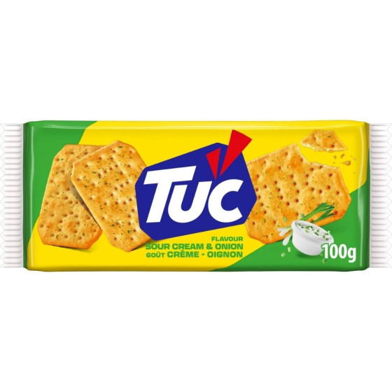 BISCUITS SAVEUR CREAM & ONION TUC 100G