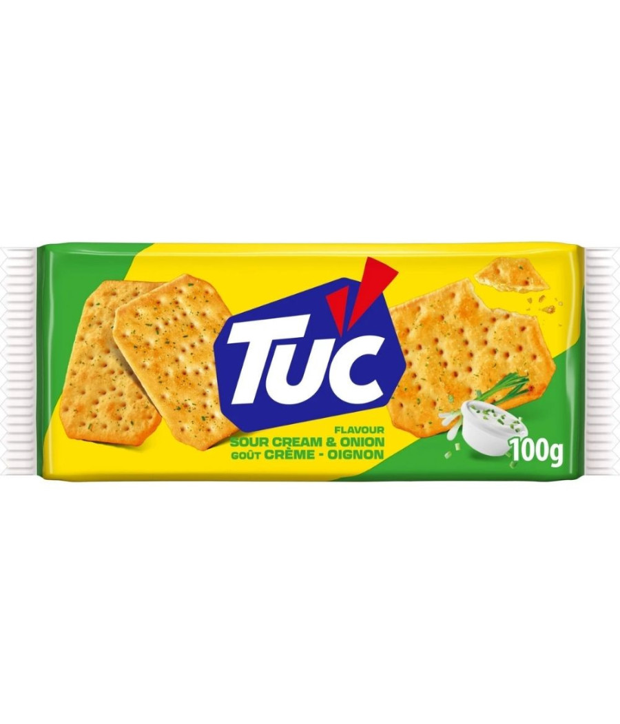BISCUITS SAVEUR CREAM & ONION TUC 100G BISCUITS SAVEUR CREAM & ONION TUC 100G