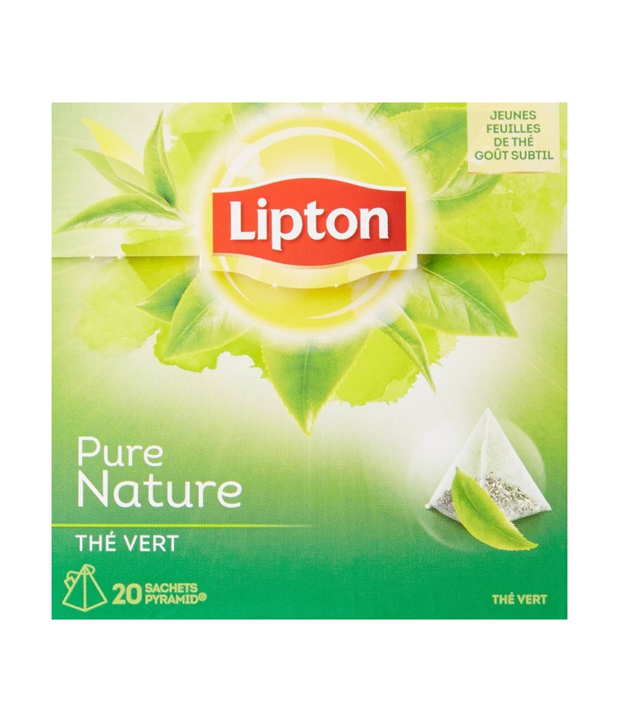 LIPTON THE VERT NATURE 20 SACHETS 30G LIPTON THE VERT NATURE 20 SACHETS 30G