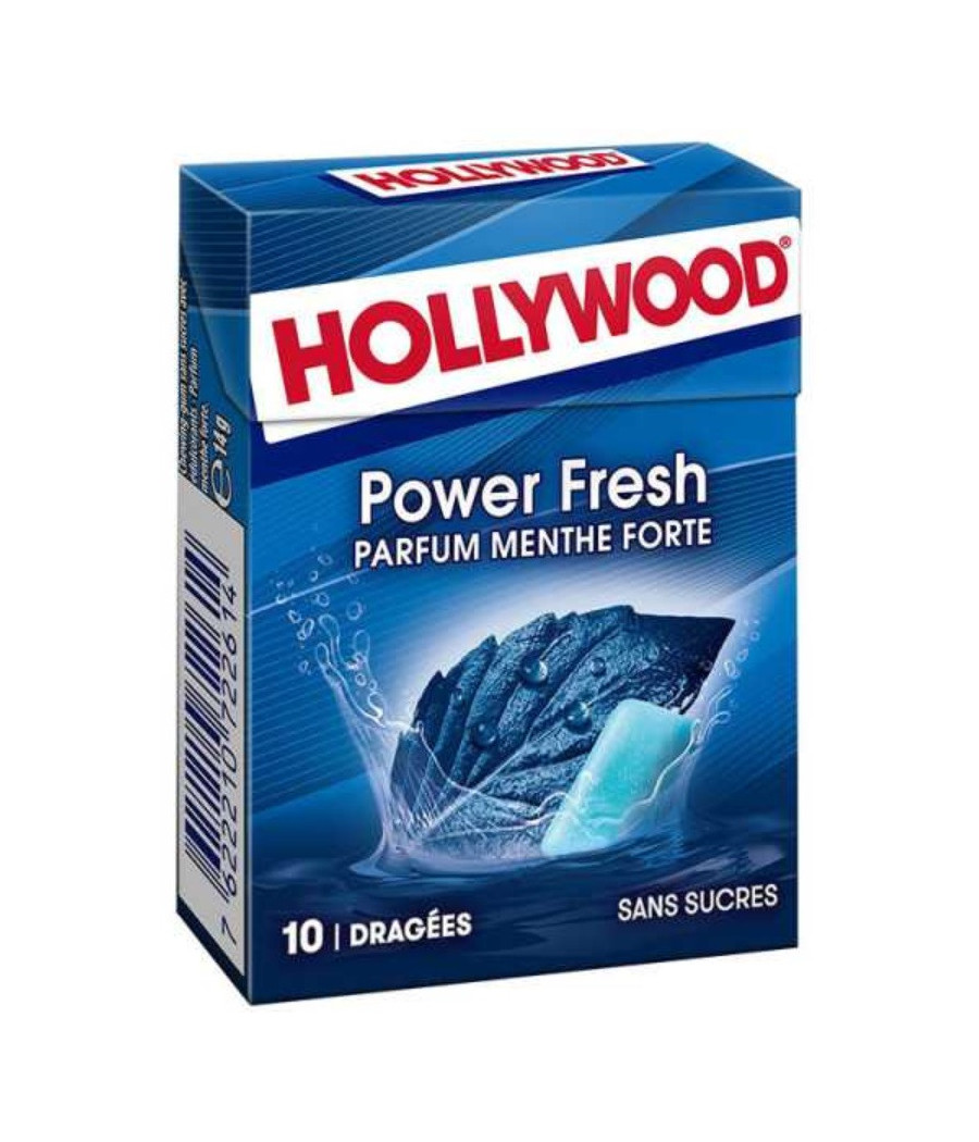 CHEWING-GUM POWER FRESH HOLLYWOOD X 10 CHEWING-GUM POWER FRESH HOLLYWOOD X 10