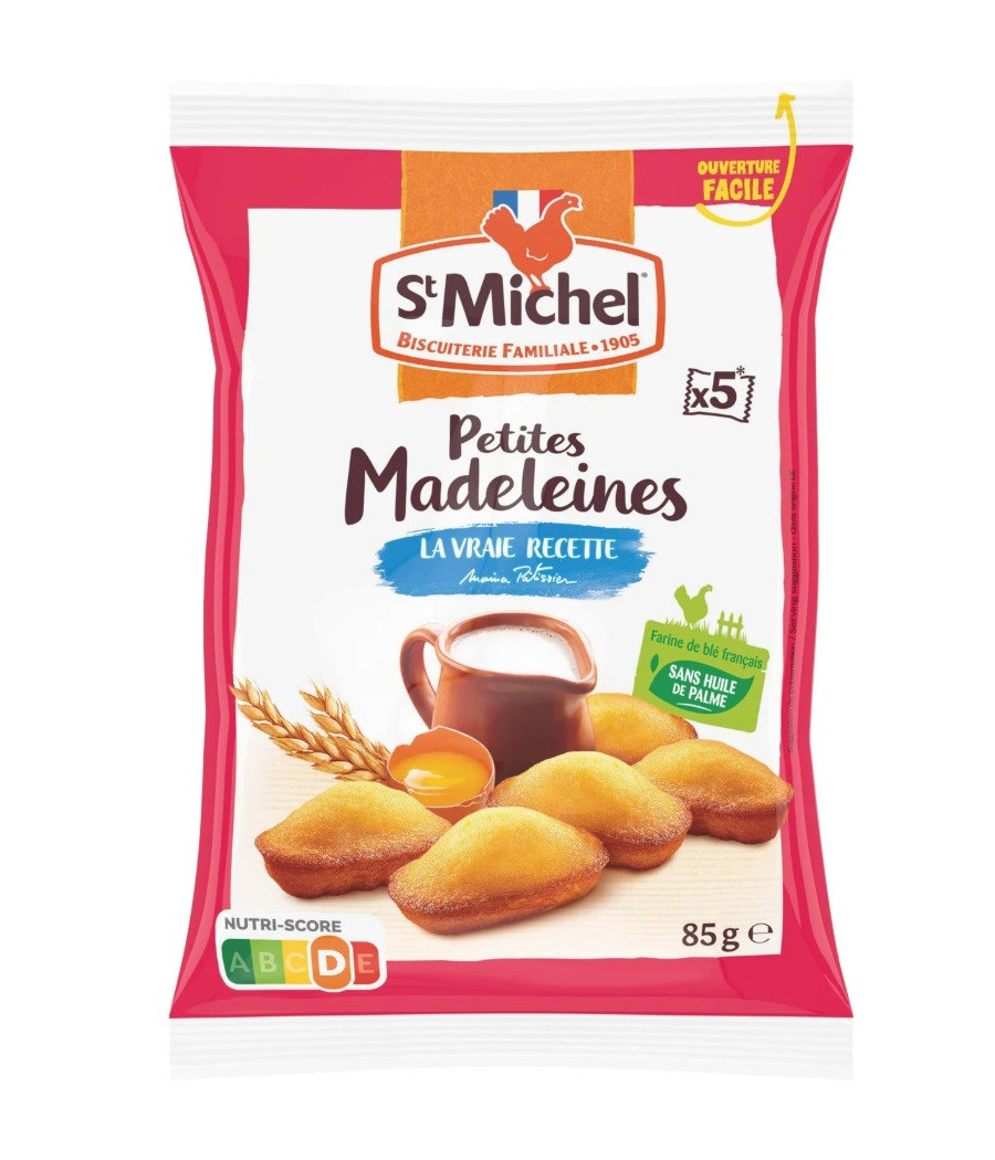 MADELEINES PETITES NATUREE  ST MICHEL 85G MADELEINES PETITES NATUREE  ST MICHEL 85G