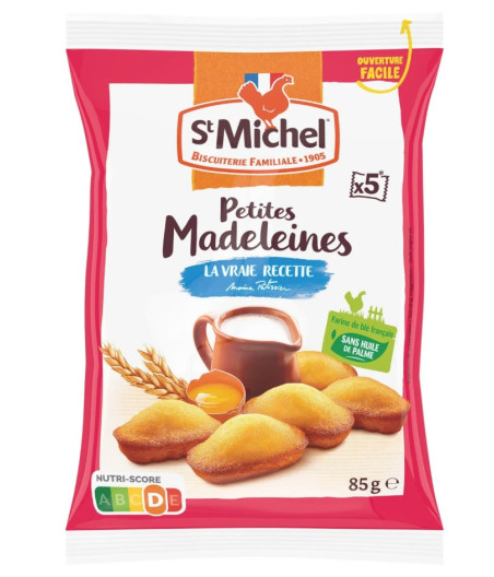 MADELEINES PETITES NATUREE  ST MICHEL 85G