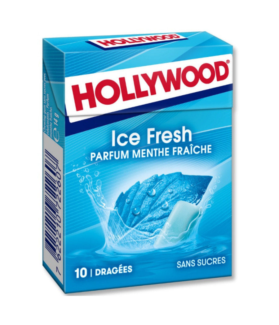 CHEWING-GUM ICE FRESH HOLLYWOOD 14G CHEWING-GUM ICE FRESH HOLLYWOOD 14G