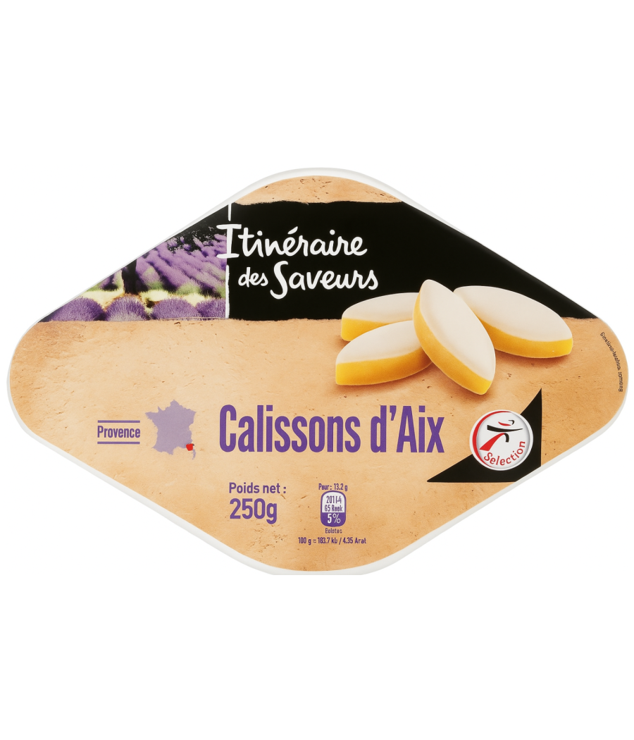 BONBON ITINERAIRE DES SAVEURS CALISSONS D’AIX 250G BONBON ITINERAIRE DES SAVEURS CALISSONS D’AIX 250G