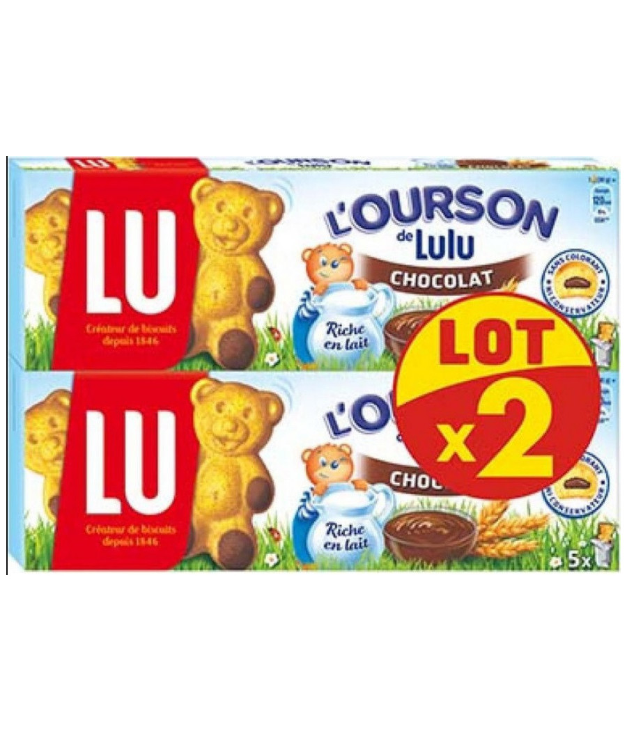 LULU L'OURSON FRAISE 300 G 2*150G LULU L'OURSON FRAISE 300 G 2*150G