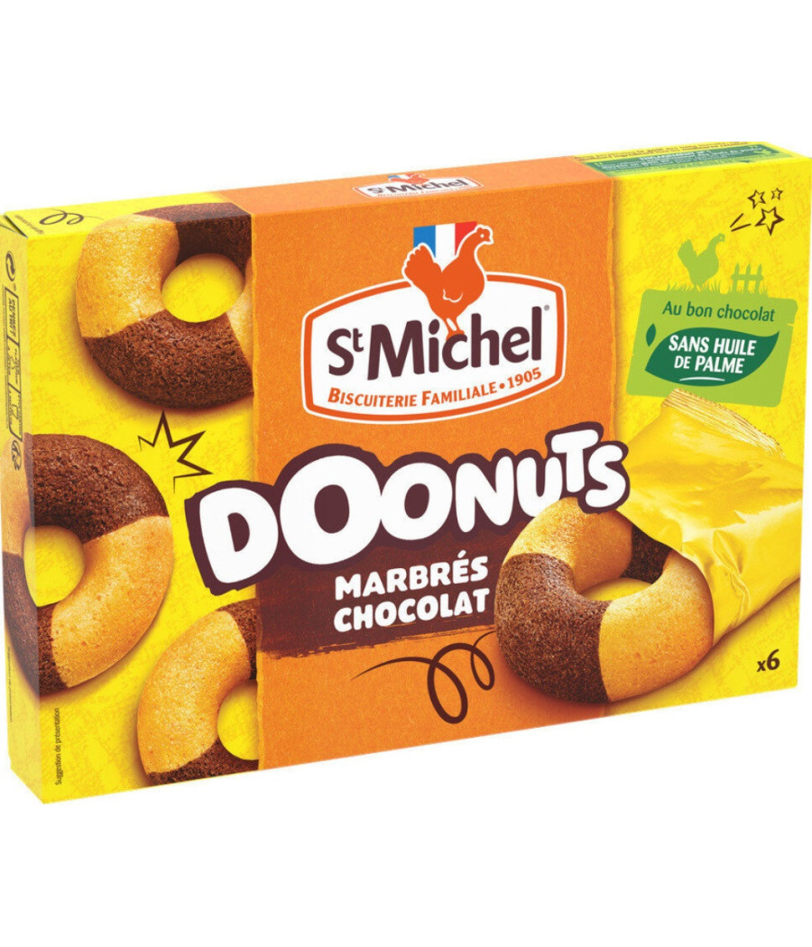 DOONUTS MARBRES CHOCOLAT 180 G DOONUTS MARBRES CHOCOLAT 180 G