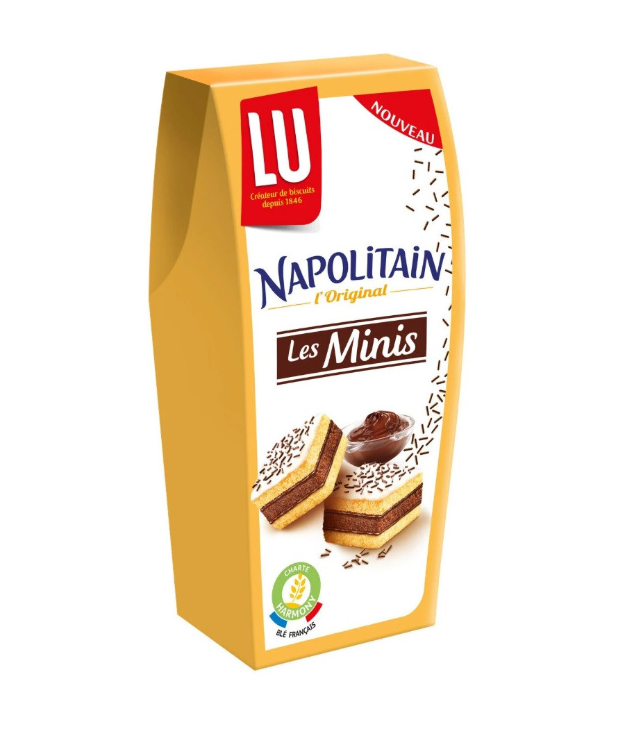 LES MINIS NAPOLITAIN LU  BOÎTE DE 90 G LES MINIS NAPOLITAIN LU  BOÎTE DE 90 G