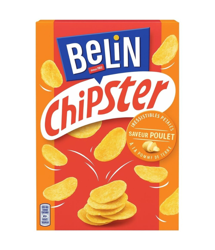 CHIPS CHIPSTER SAVEUR POULET BELIN 75G CHIPS CHIPSTER SAVEUR POULET BELIN 75G