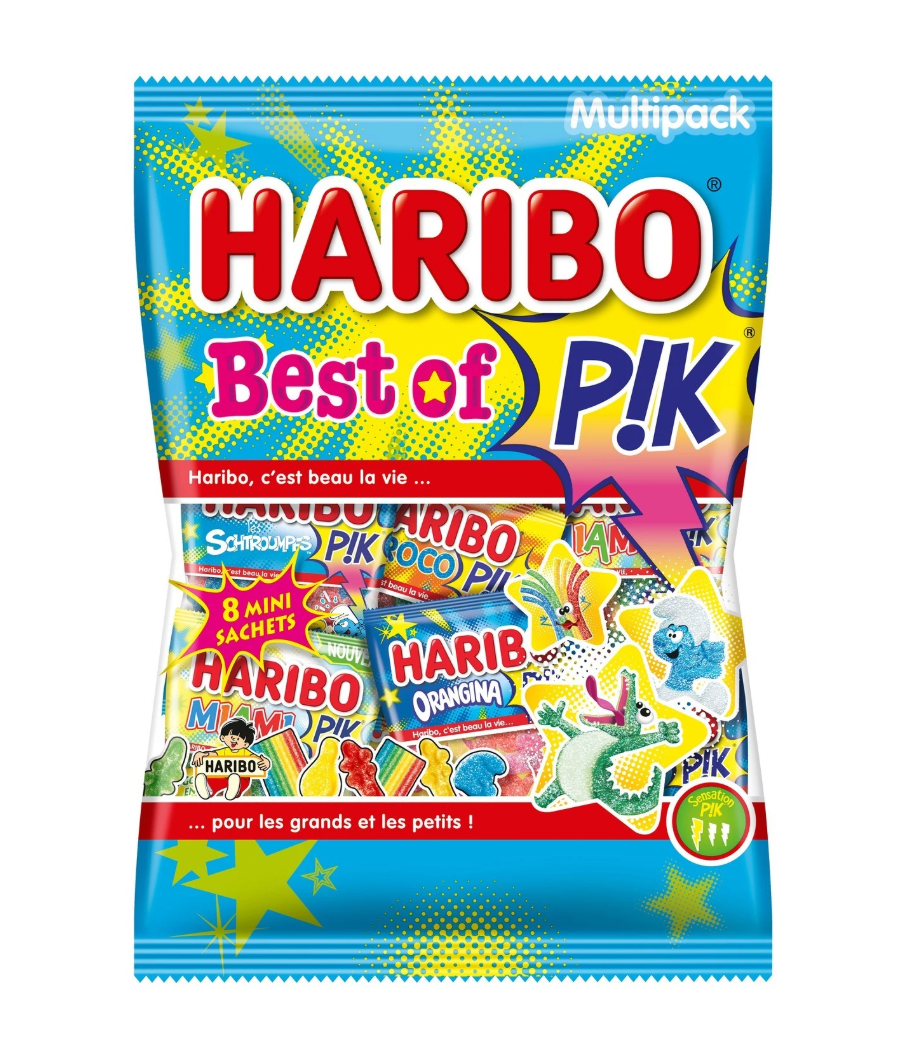 BONBON HARIBOT ASSORTIMENT PLAY & PIK LE SASCHET DE 360G BONBON HARIBOT ASSORTIMENT PLAY & PIK LE SASCHET DE 360G