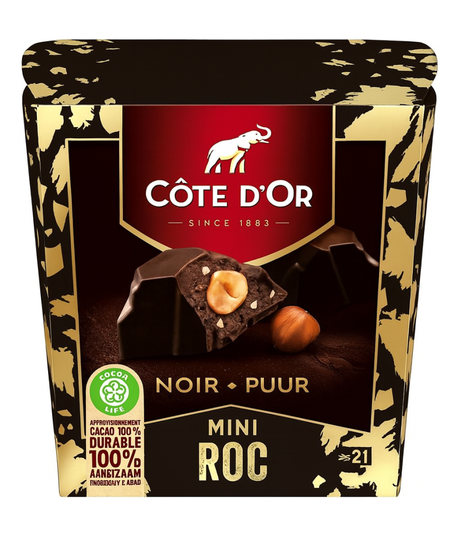 MINI ROC AU CHOCOLAT NOIR 195G MINI ROC AU CHOCOLAT NOIR 195G