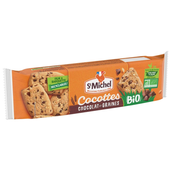 COCOTTES CHOCOLAT ET GRAINES BIO 140G