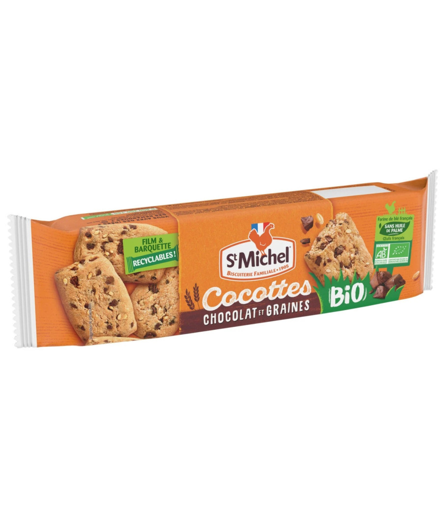 COCOTTES CHOCOLAT ET GRAINES BIO 140G COCOTTES CHOCOLAT ET GRAINES BIO 140G