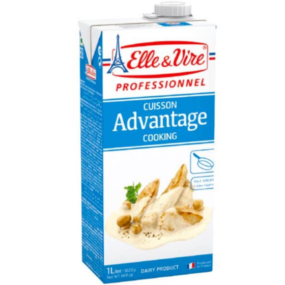 CREAM CUISSON AVANTAGE COOKING ELLE&VIRE 1L