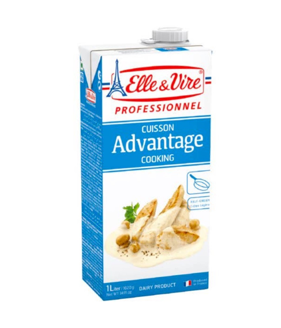 CREAM CUISSON AVANTAGE COOKING ELLE&VIRE 1L