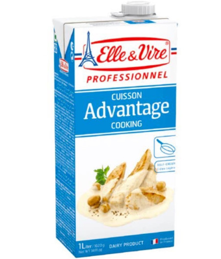 CREAM CUISSON AVANTAGE COOKING ELLE&VIRE 1L