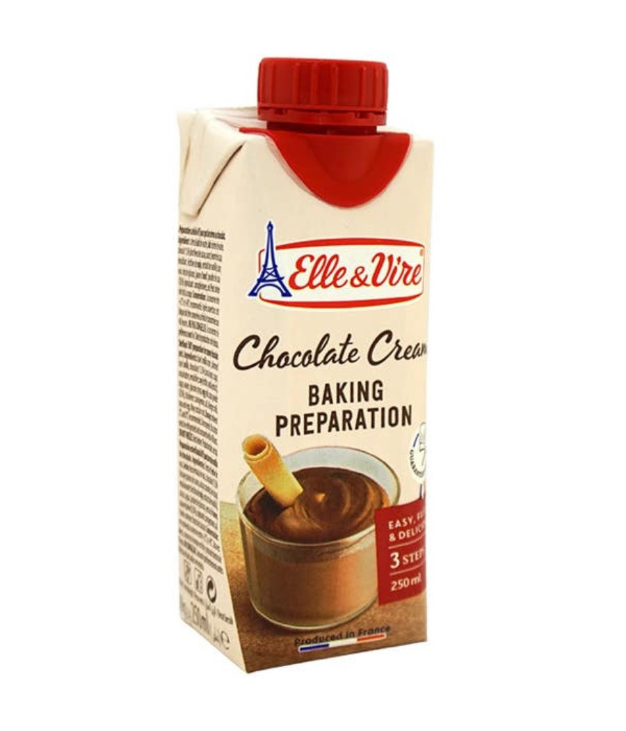 CHOCOLATE CREAM ELLE&VIRE 25CL CHOCOLATE CREAM ELLE&VIRE 25CL