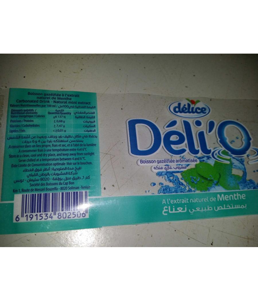 BOISSON AROMATISEE DELI'O DELICE 25CL BOISSON AROMATISEE DELI'O DELICE 25CL