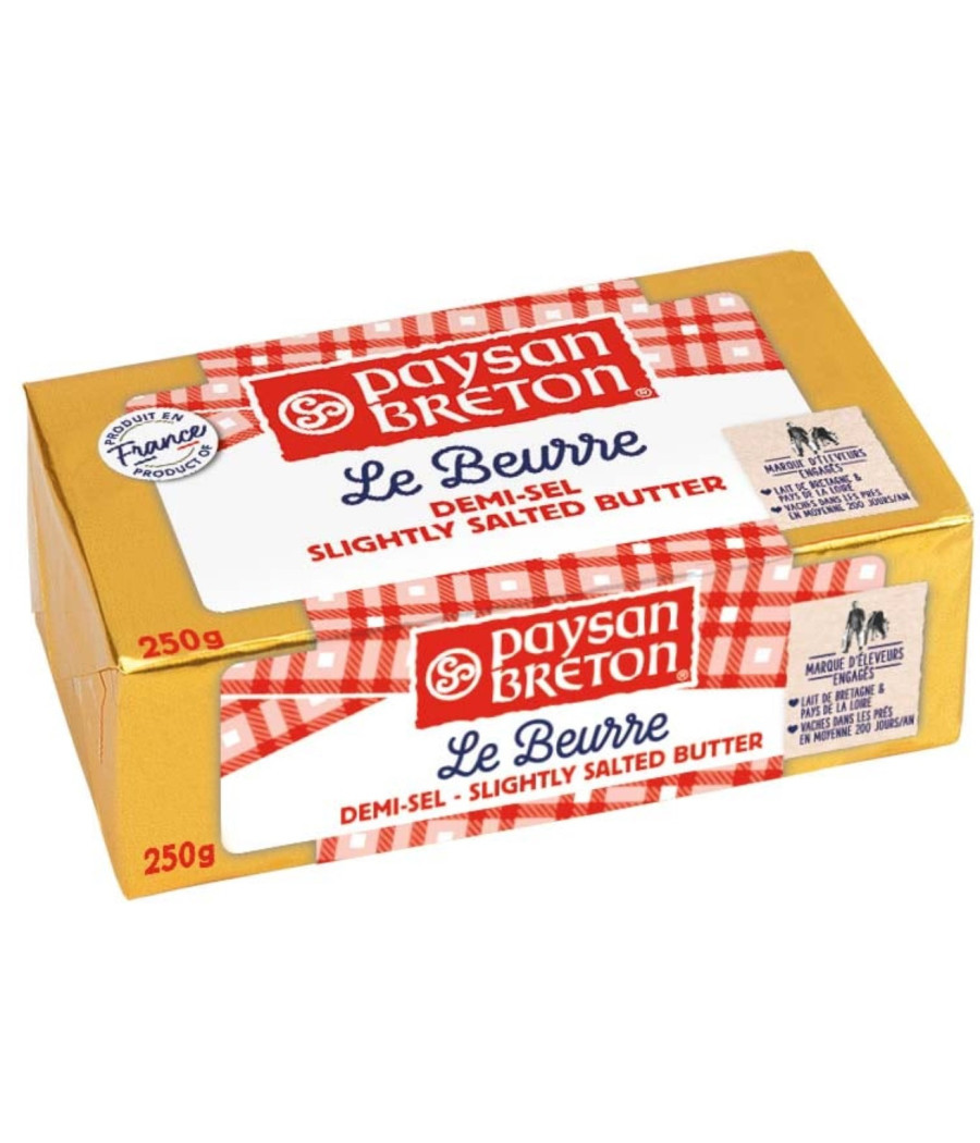 BEURRE DEMI-SEL 250G BEURRE DEMI-SEL 250G