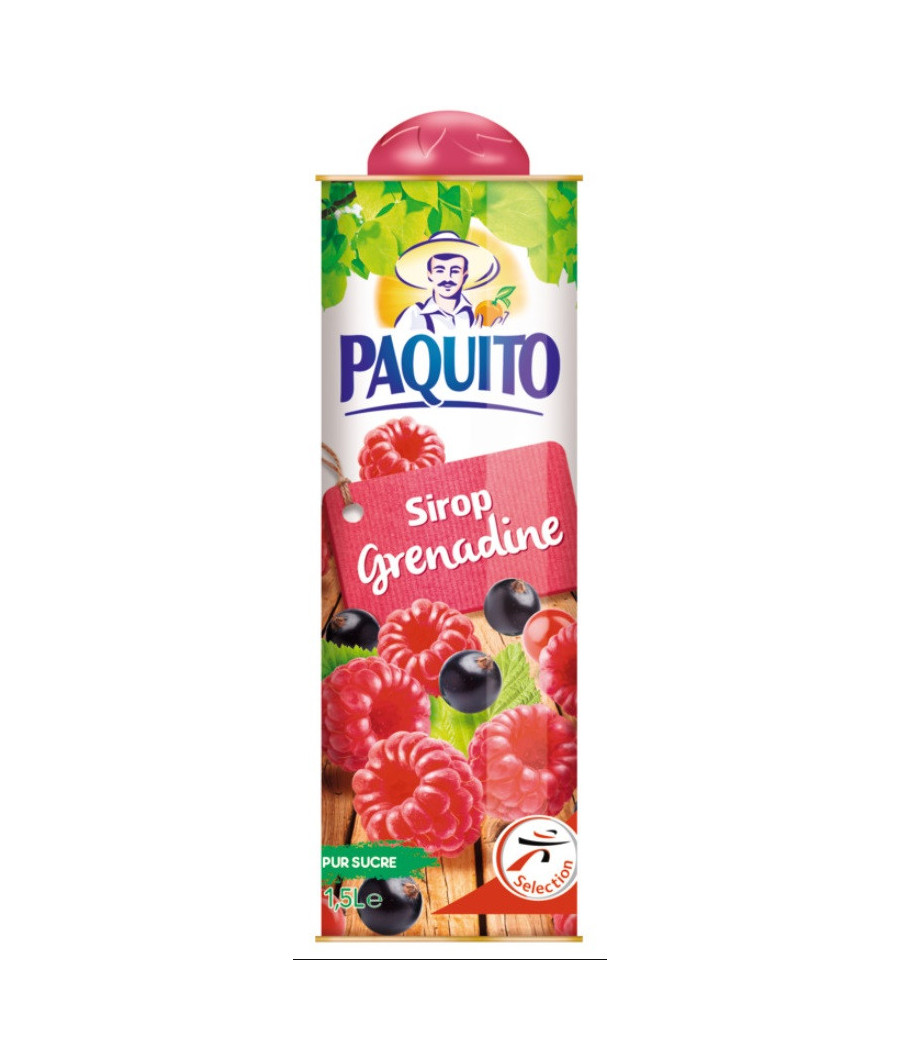 SIROP GRENADINE PAQUITO 1.5L SIROP GRENADINE PAQUITO 1.5L