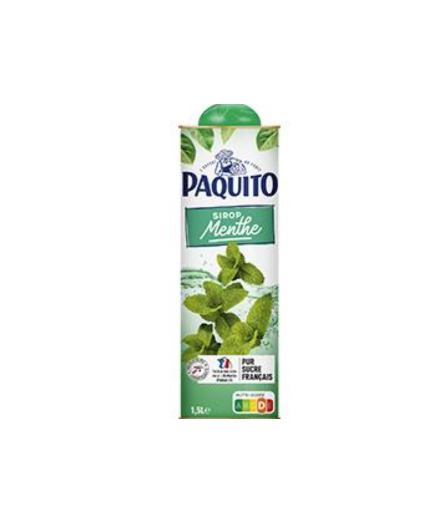 SIROP MENTHE PAQUITO 1,5 L SIROP MENTHE PAQUITO 1,5 L