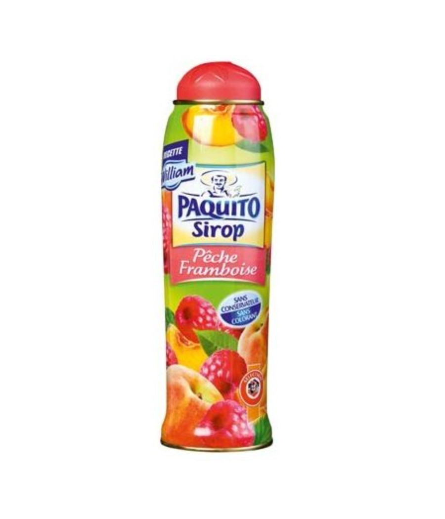 SIROP PECHE FRAMBOISE PAQUITO 75CL SIROP PECHE FRAMBOISE PAQUITO 75CL