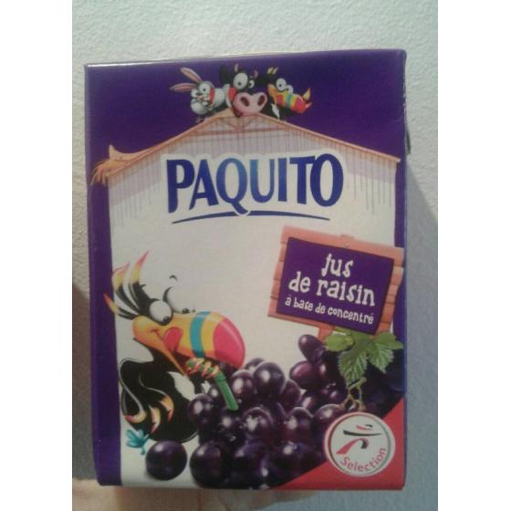 JUS DE FRUITS RAISIN PAQUITO 20CL
