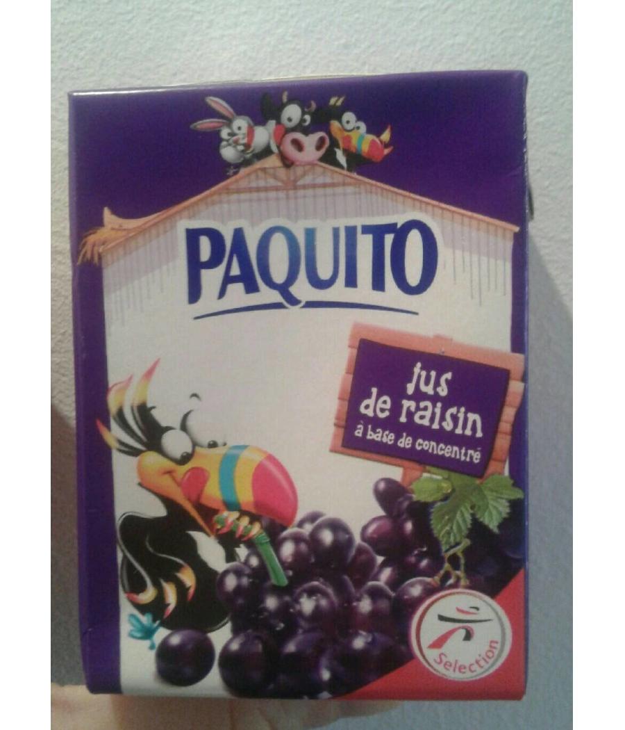 JUS DE FRUITS RAISIN PAQUITO 20CL JUS DE FRUITS RAISIN PAQUITO 20CL