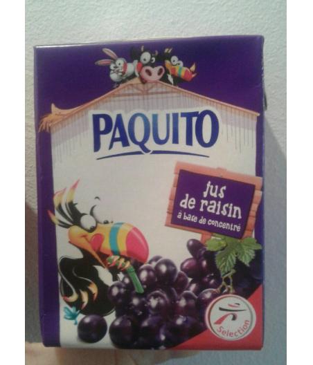 JUS DE FRUITS RAISIN PAQUITO 20CL