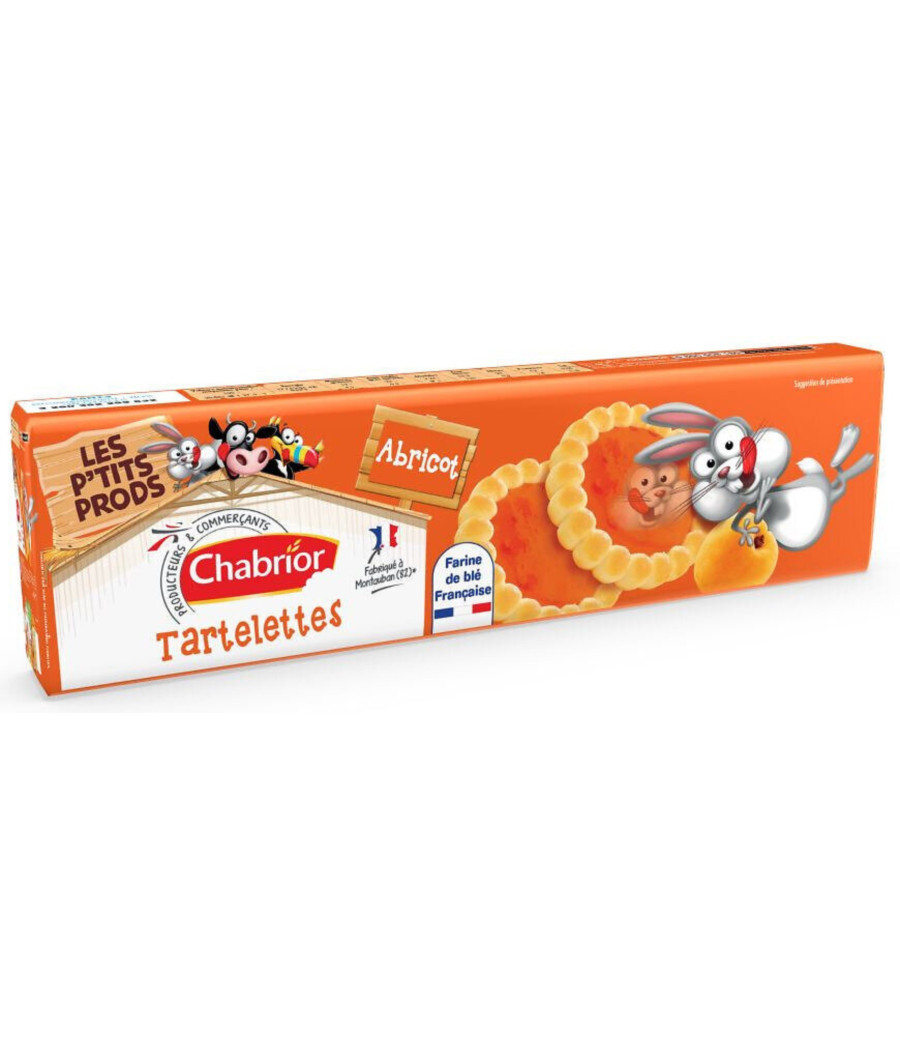 TARTELETTES D'ABRICOT CHABRIOR 150G TARTELETTES D'ABRICOT CHABRIOR 150G