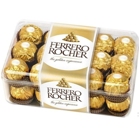 FINES GAUFRETTES ENROBEES DE CHOCOLAT FERRERO ROCHER 375G