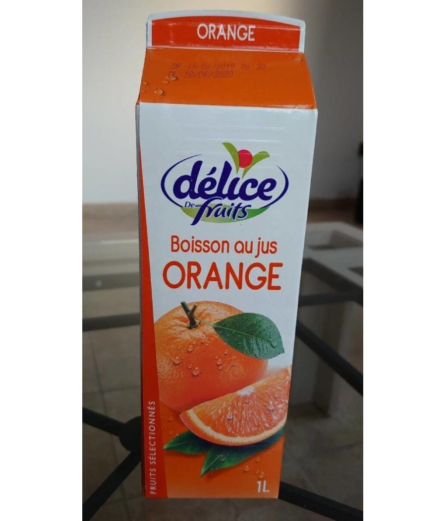 JUS DE FRUITS D'ORANGE DELICE 1L JUS DE FRUITS D'ORANGE DELICE 1L