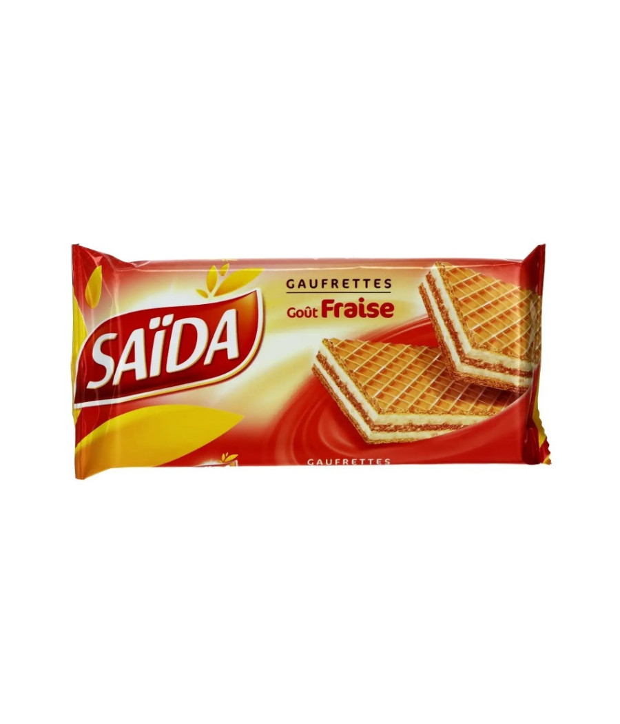 GAUFFRETTE GOUT FRAISE SAIDA 100G GAUFFRETTE GOUT FRAISE SAIDA 100G