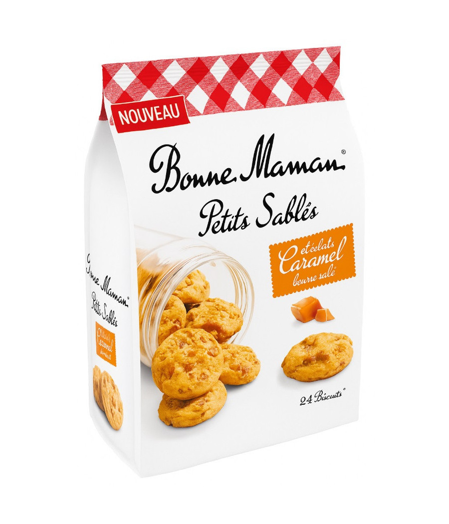 PETITS SABLES CARAMEL BEURRE SALE 250G PETITS SABLES CARAMEL BEURRE SALE 250G