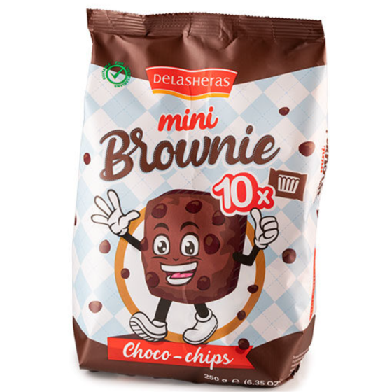 BISCUIT DE LAS HERAS MINI BROWNIES CHOCO 250G