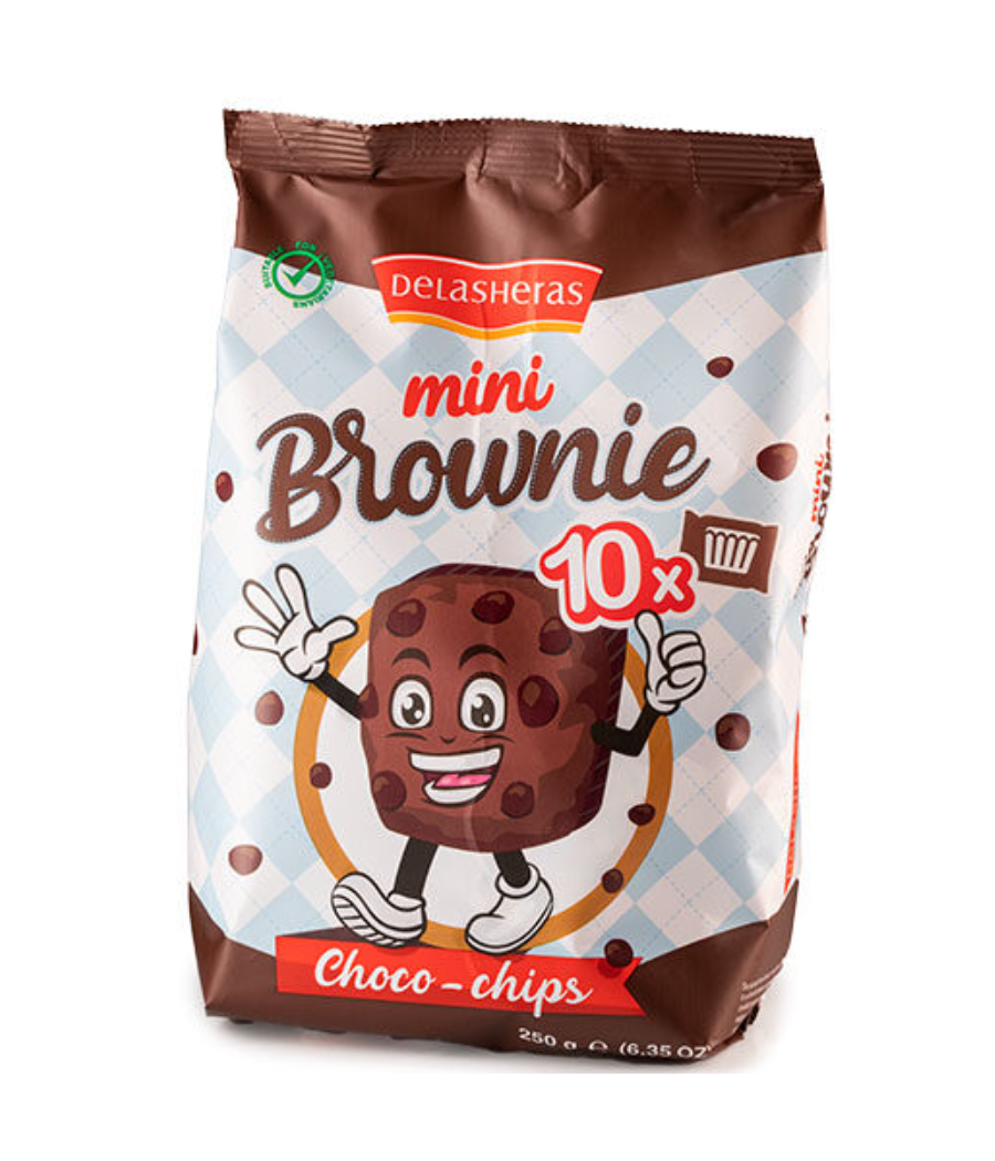 BISCUIT DE LAS HERAS MINI BROWNIES CHOCO 250G BISCUIT DE LAS HERAS MINI BROWNIES CHOCO 250G