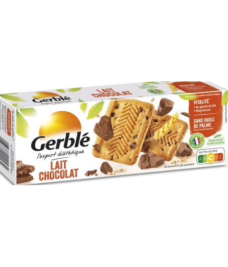 BISCUIT LAIT CHOCOLAT GERBLE 230G