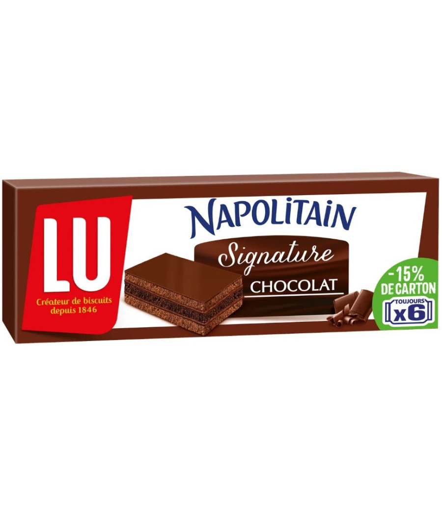 GATEAUX CHOCOLAT SIGNATURE NAPOLITAIN LU 174G GATEAUX CHOCOLAT SIGNATURE NAPOLITAIN LU 174G